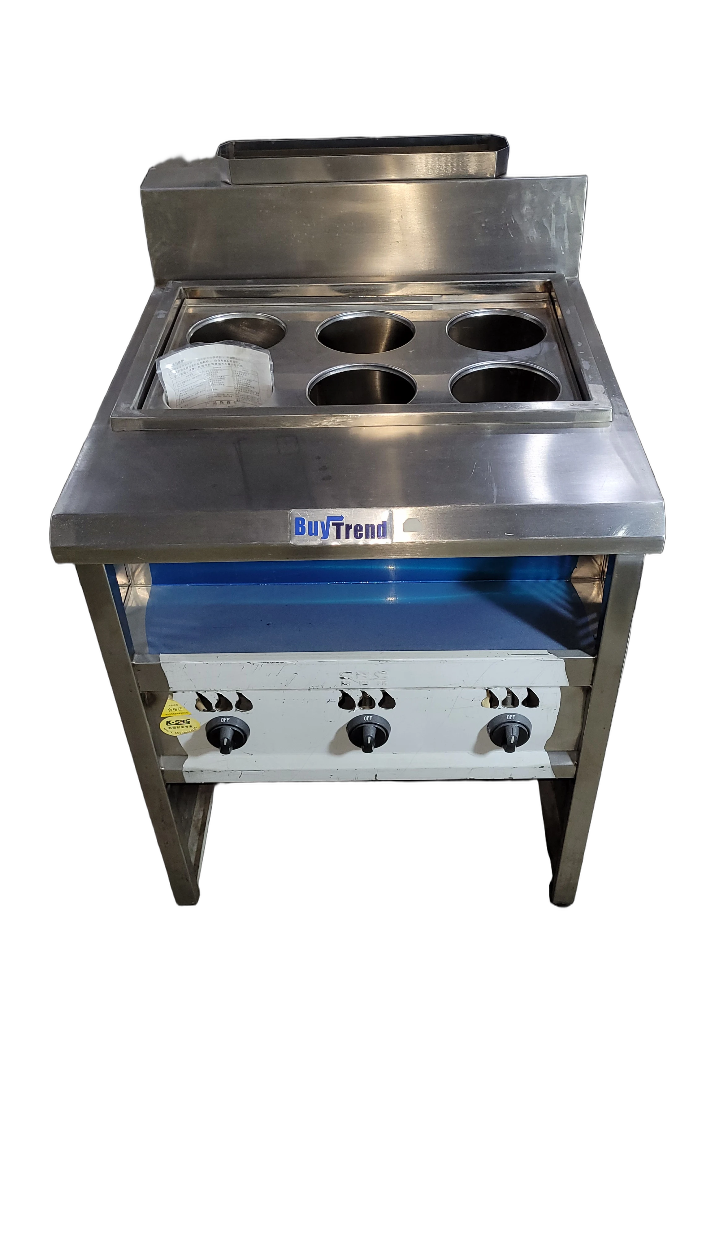 Four-Burner Commercial Gas Cooktop