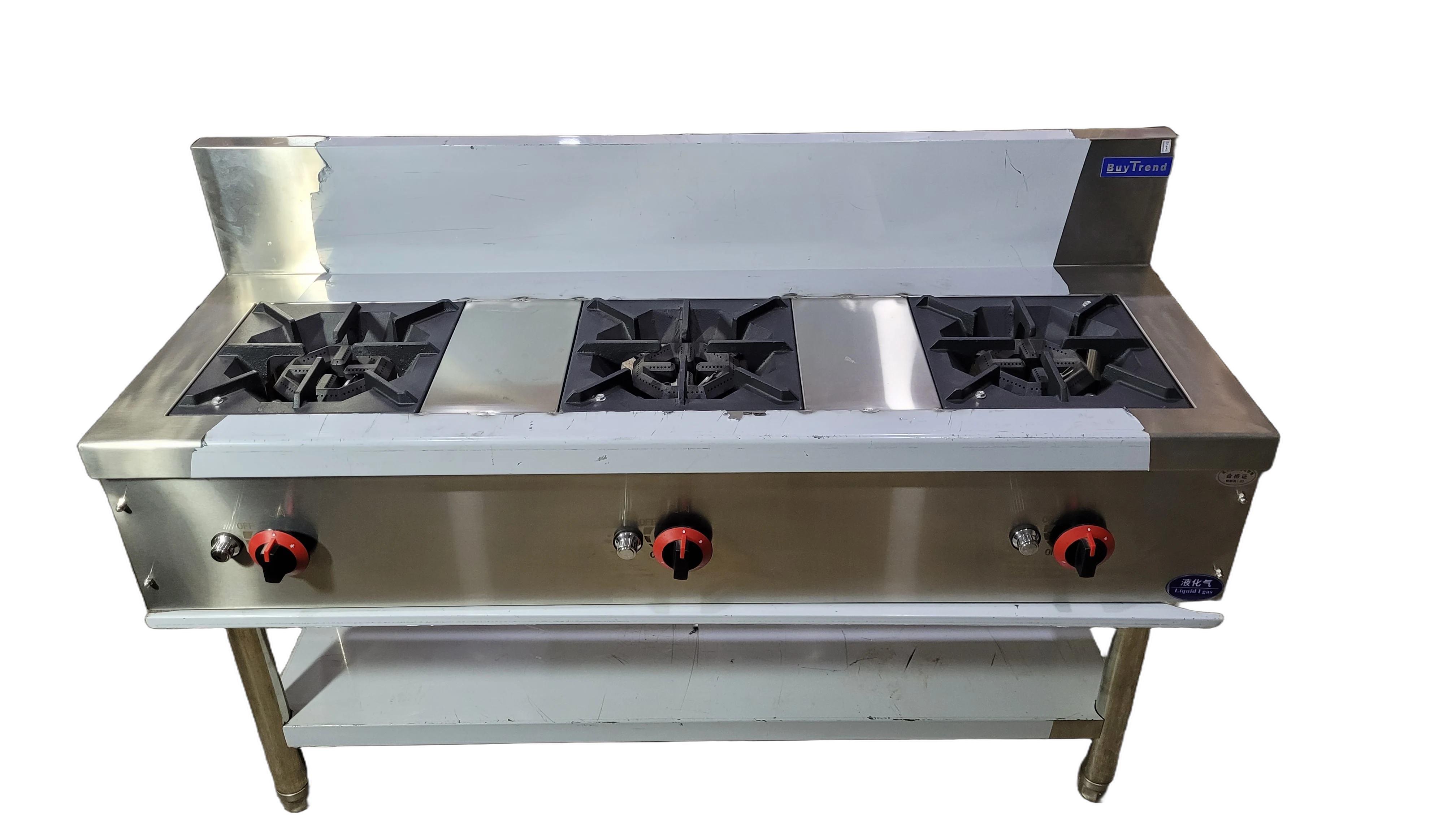 Three-Burner Commercial Gas Range alternate view 2