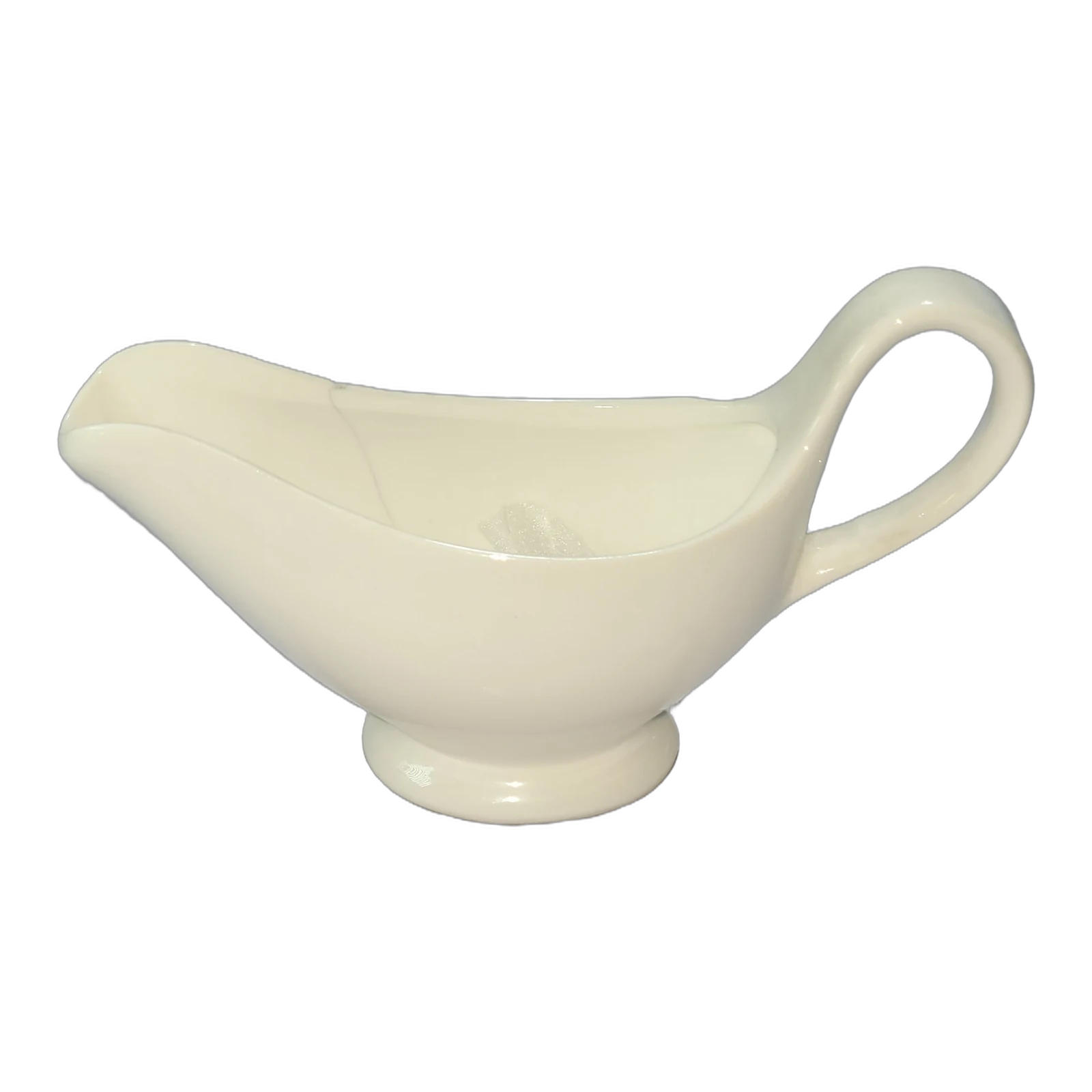 White Ceramic Gravy Boat