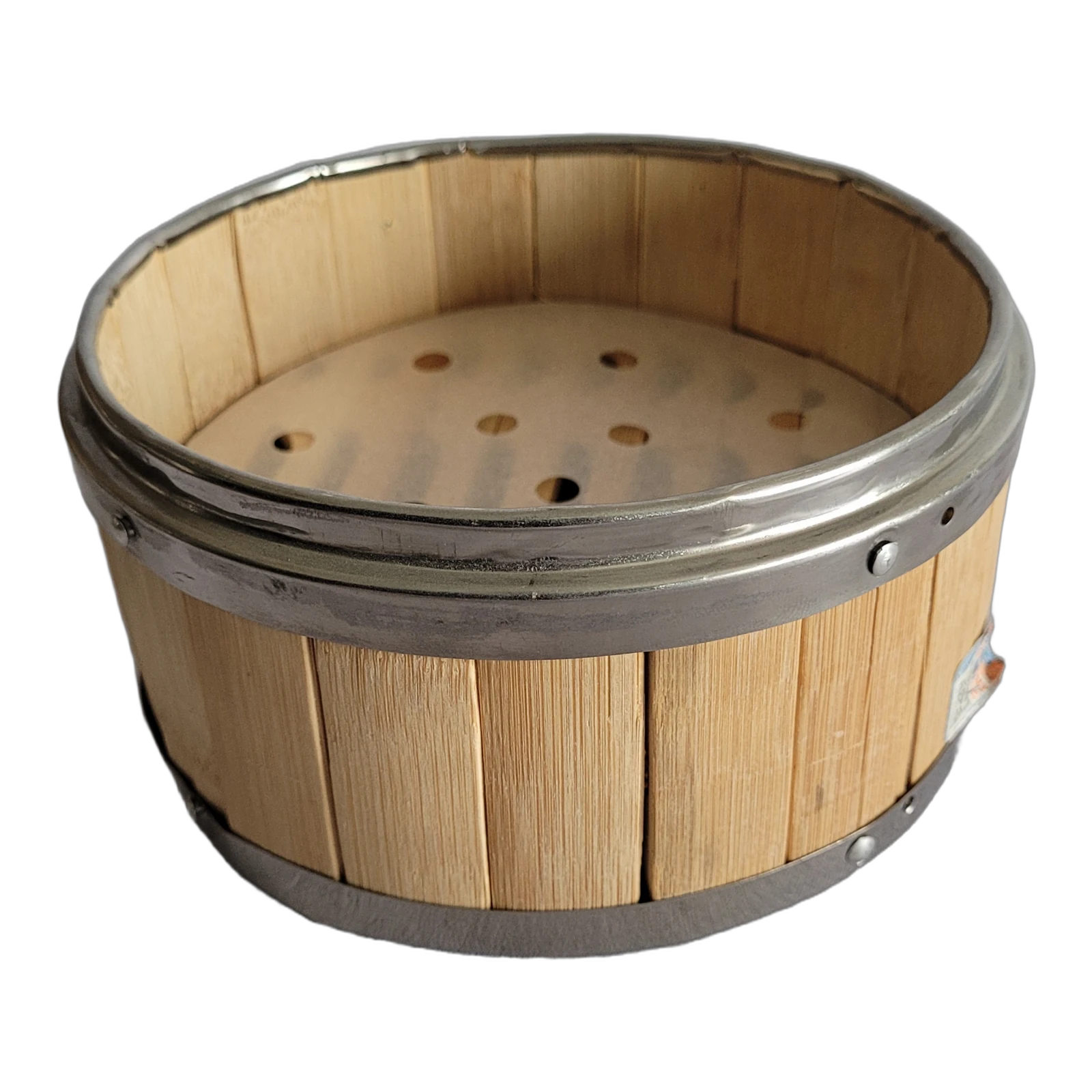 Round Bamboo Dim Sum Steamer