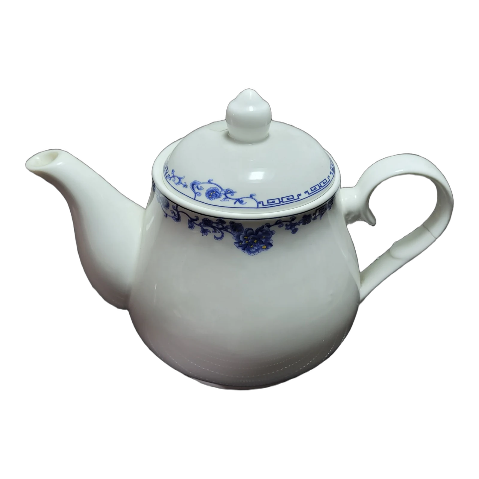 Blue Pattern Porcelain Teapot