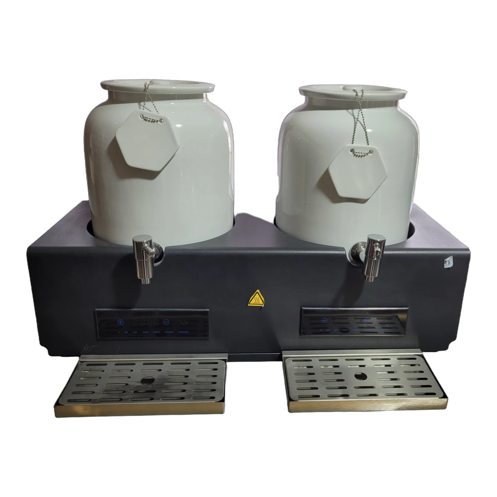 Double-Bowl Heated Beverage Dispenser